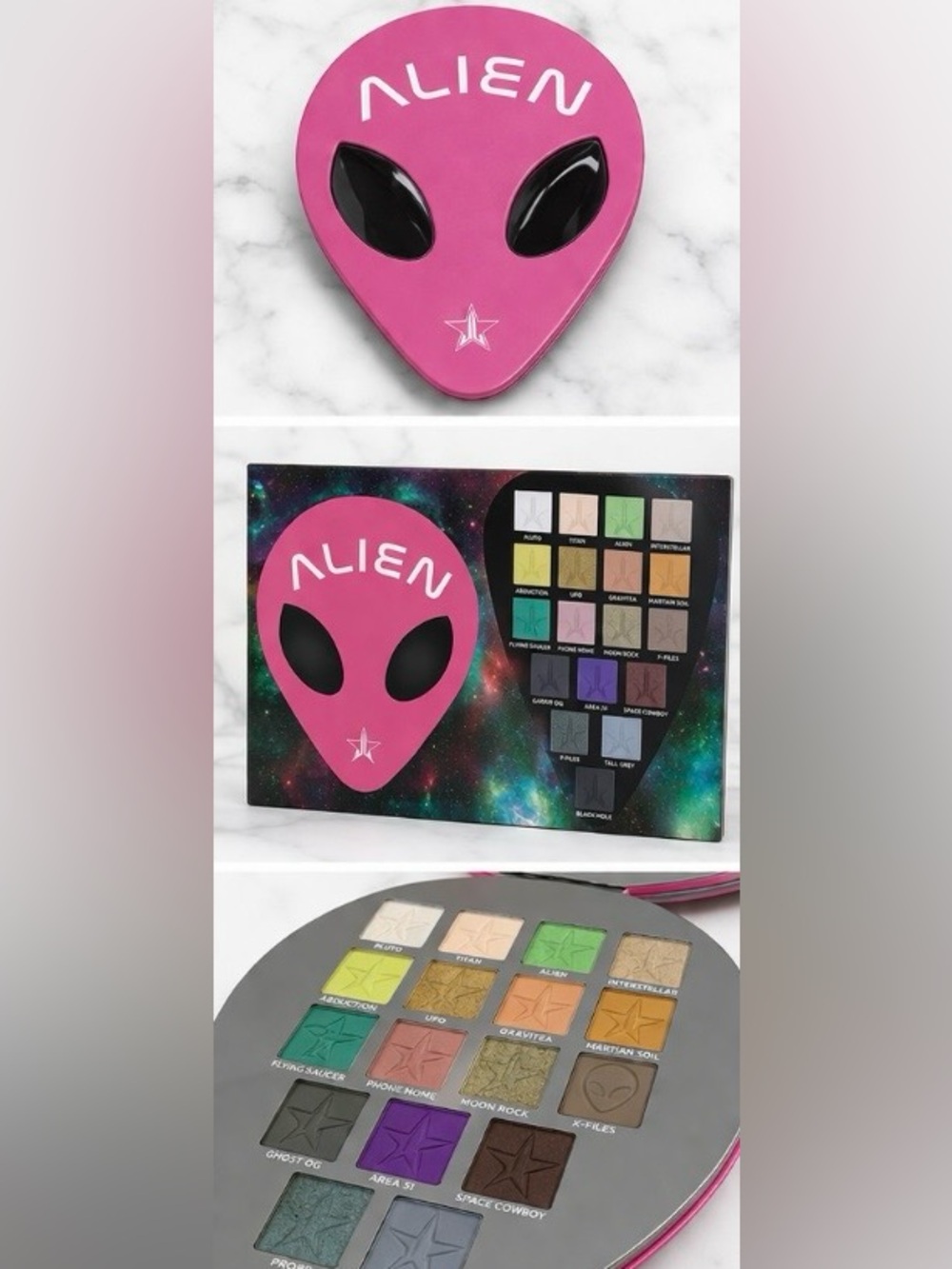 Authentic Jeffree Star Alien Eyeshadow Palette 👽✨ DISCONTINUED